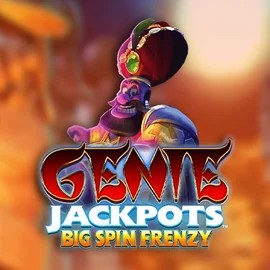 Genie Jackpots: Big Spin Frenzy by Blueprint Gaming, showcased at allyspins.gr.com – game logo