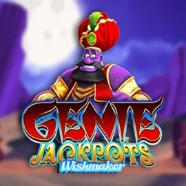 Genie Jackpots Wishmaker logo by Blueprint Gaming at AllySpin Casino